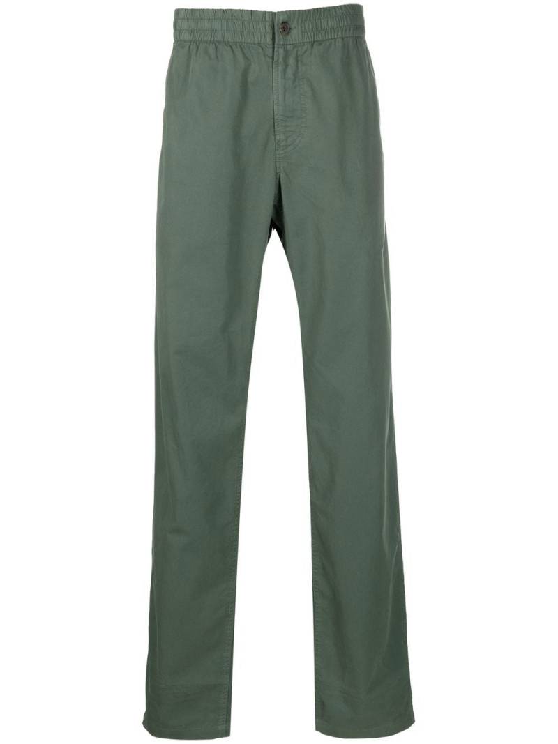 A.P.C. mid-rise straight-leg trousers - Green von A.P.C.