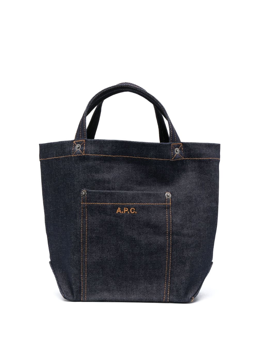 A.P.C. mini Thais denim tote bag - Blue von A.P.C.