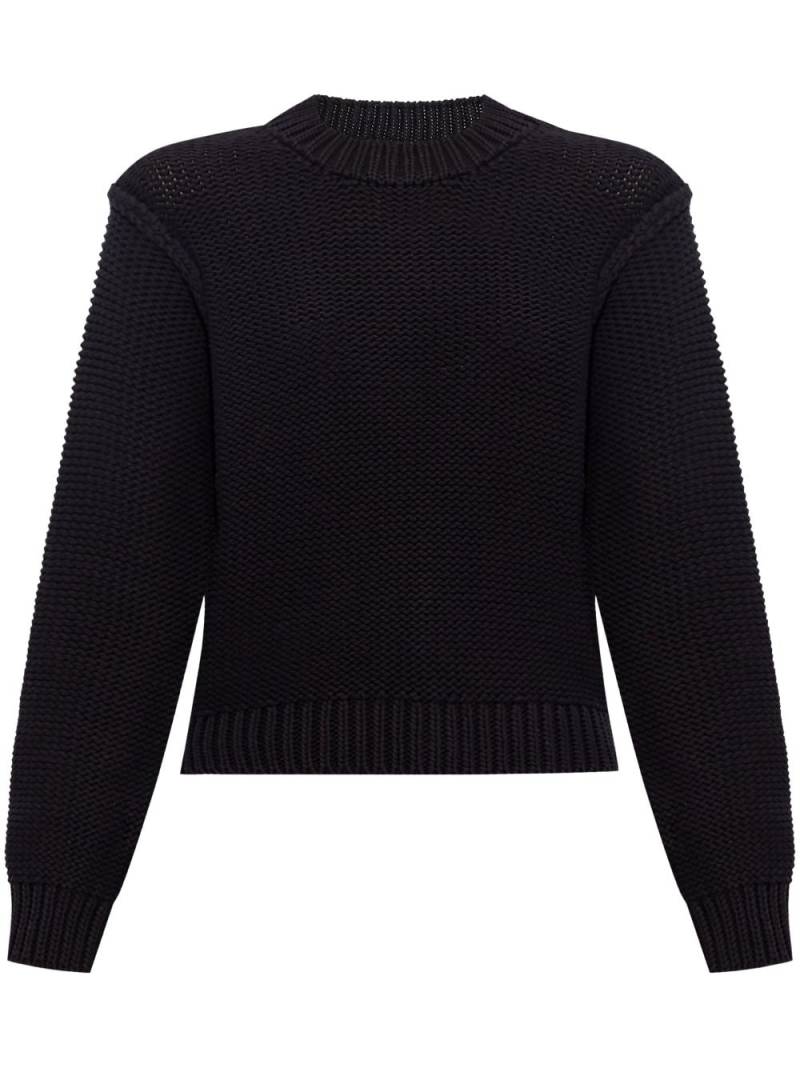 A.P.C. ribbed-knit sweater - Black von A.P.C.