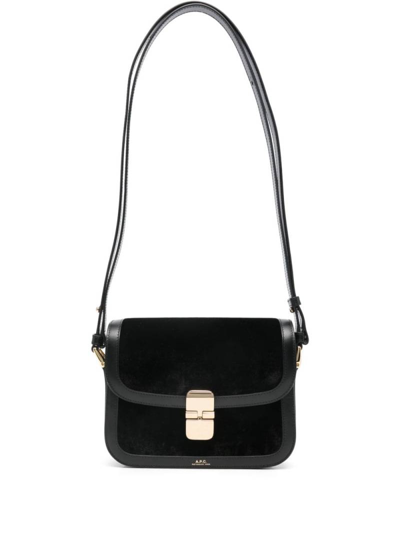 A.P.C. small Grace shoulder bag - Black von A.P.C.