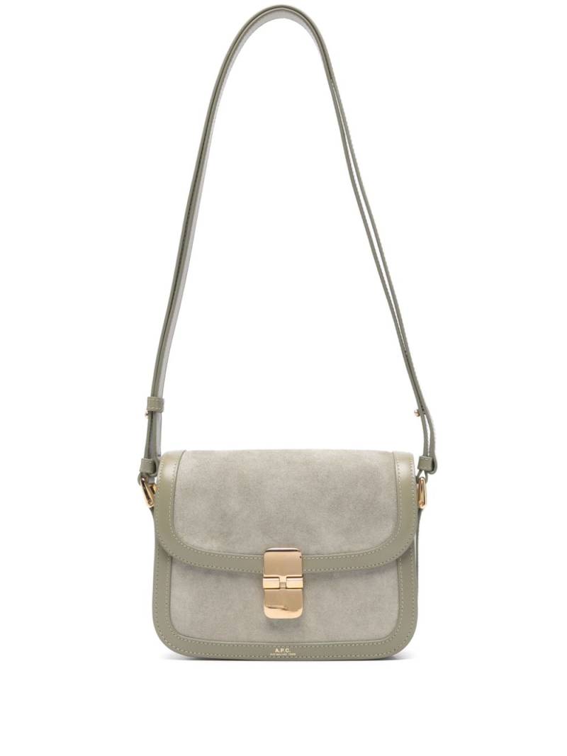 A.P.C. small Grace shoulder bag - Green von A.P.C.