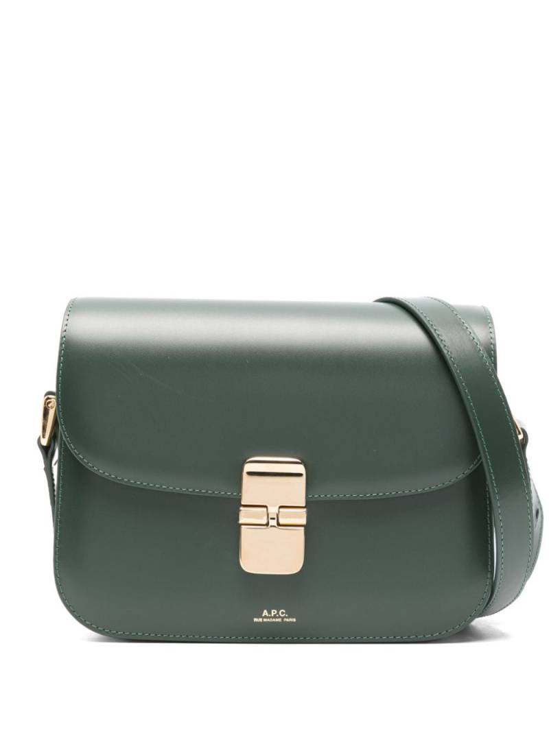 A.P.C. small Grace shoulder bag - Green von A.P.C.