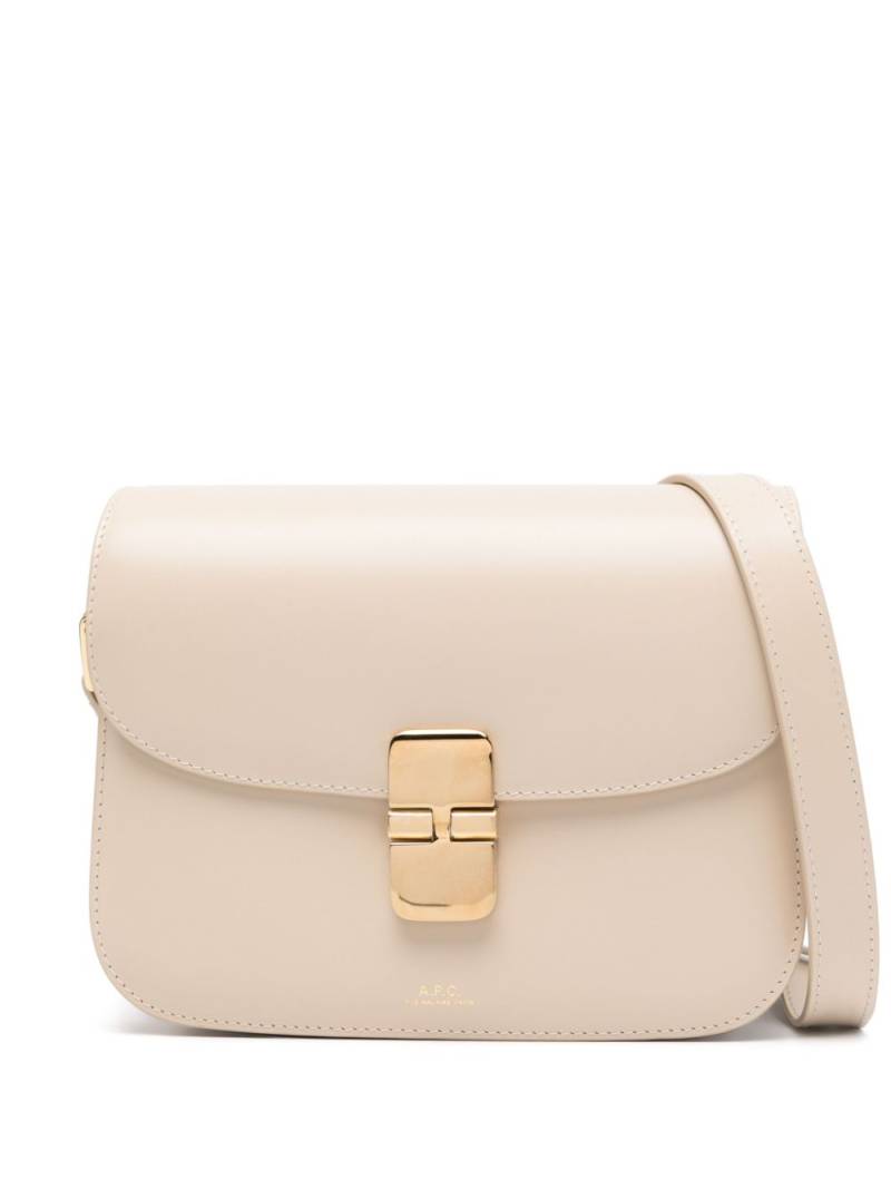 A.P.C. small Grace shoulder bag - Neutrals von A.P.C.