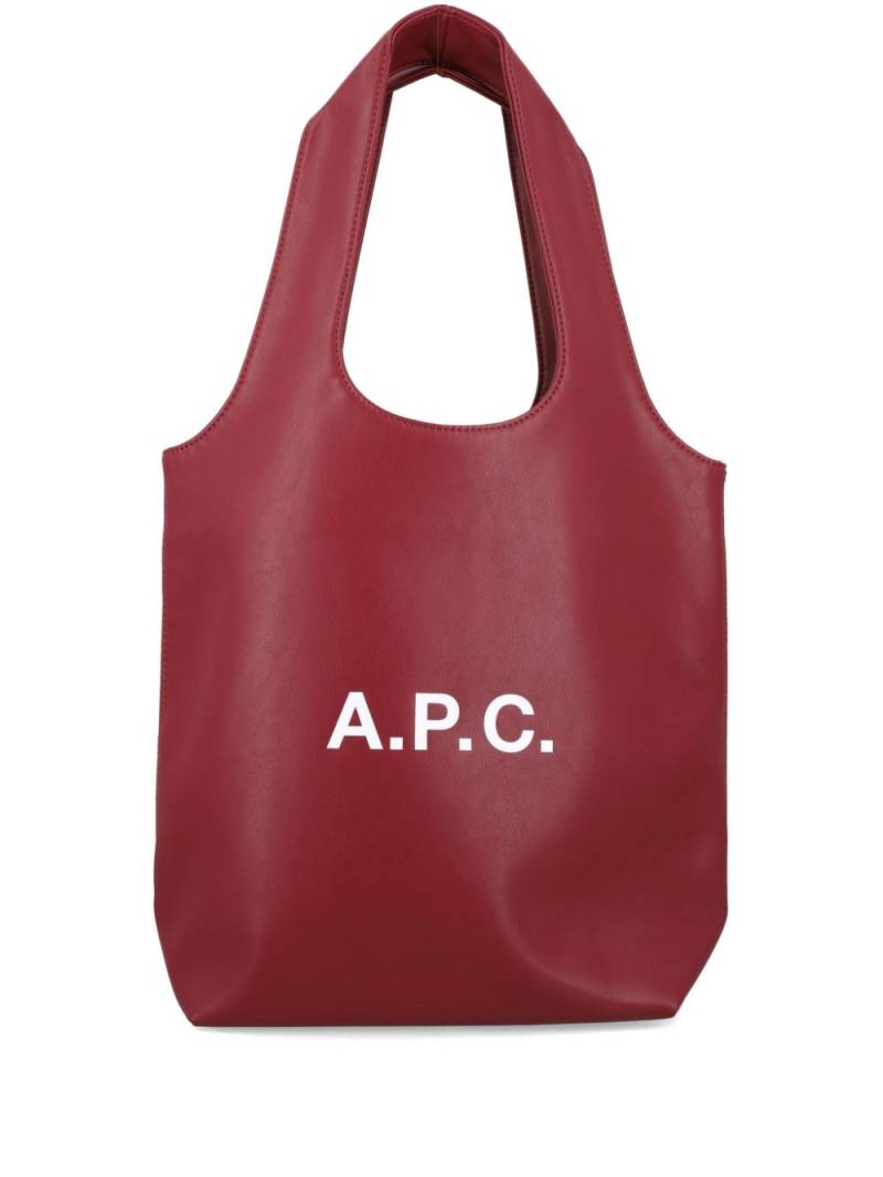 A.P.C. small Ninon tote bag - Red von A.P.C.