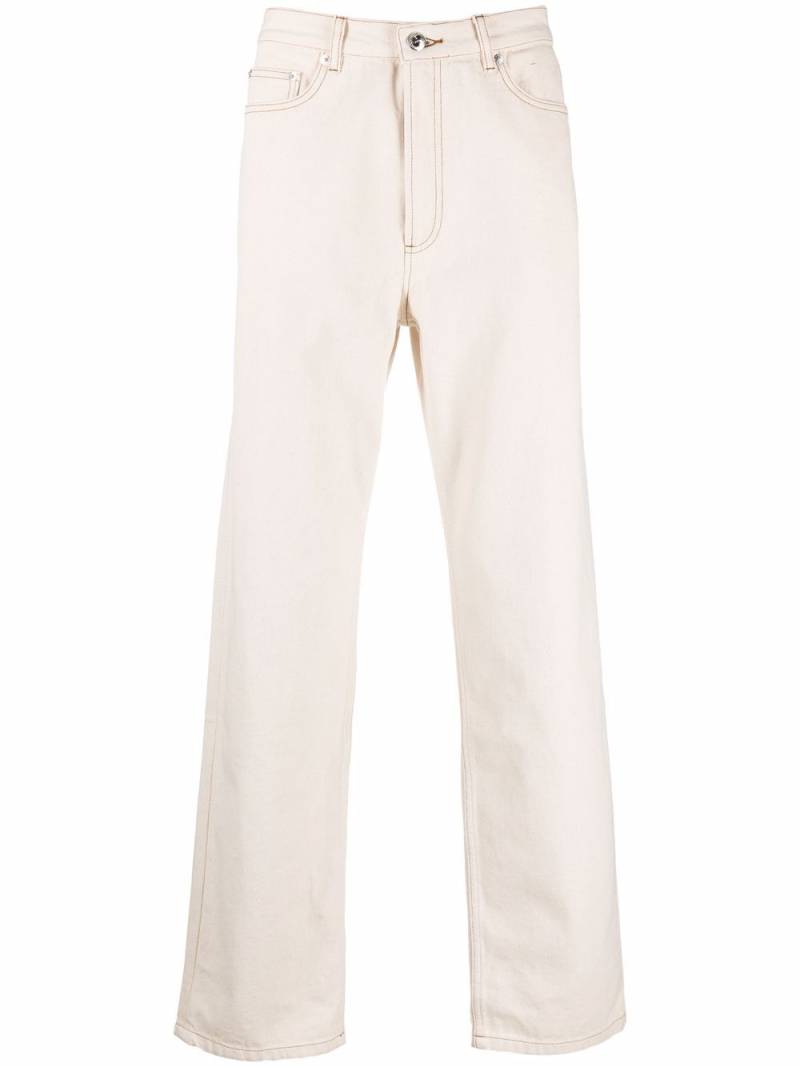 A.P.C. straight-leg cotton jeans - Neutrals von A.P.C.