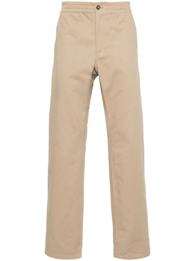 A.P.C. Chuck straight-leg trousers - Neutrals von A.P.C.