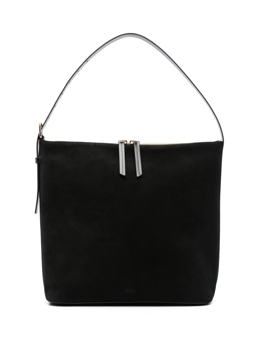 A.P.C. suede shoulder bag - Black von A.P.C.