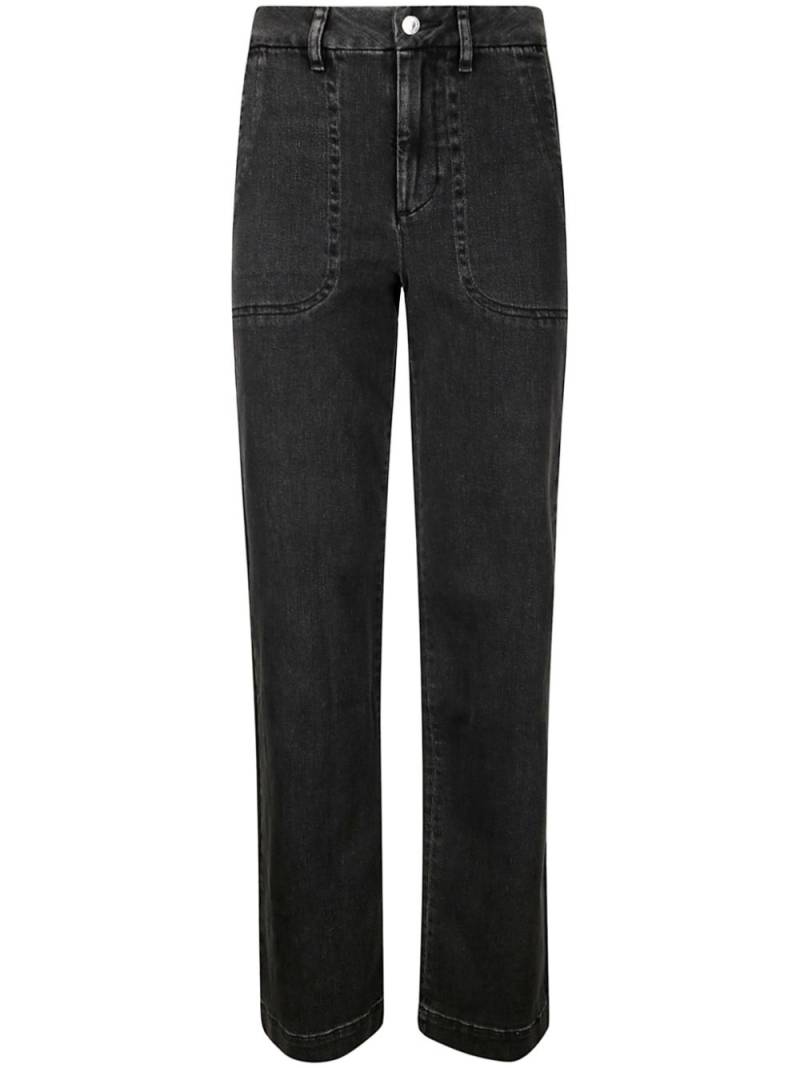 A.P.C. washed straight-leg jeans - Black von A.P.C.