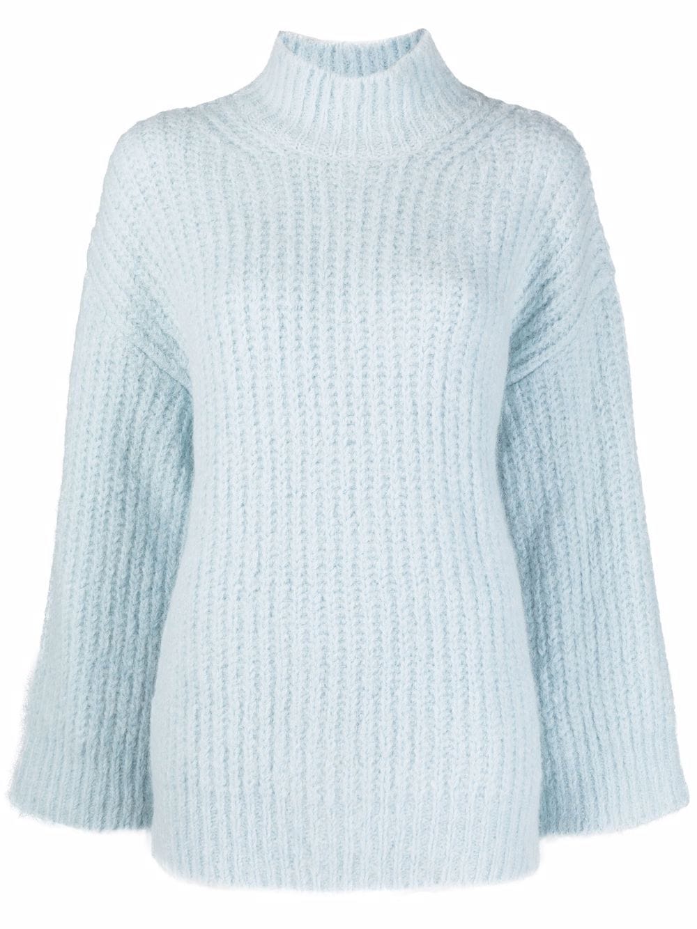 A.P.C. wide-sleeve knitted jumper - Blue von A.P.C.