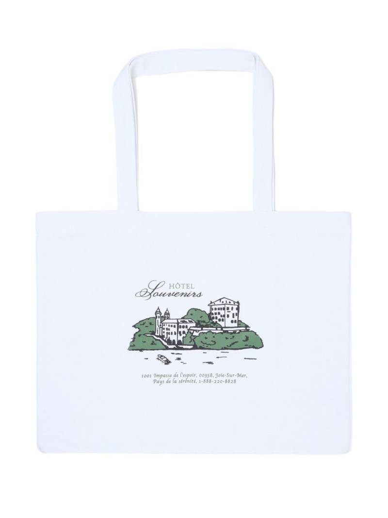 A.P.C. x JJJJound Hôtel tote bag - White von A.P.C.