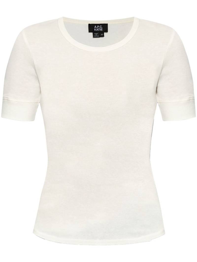 A.P.C. x Katie Holmes cotton T-shirt - White von A.P.C.