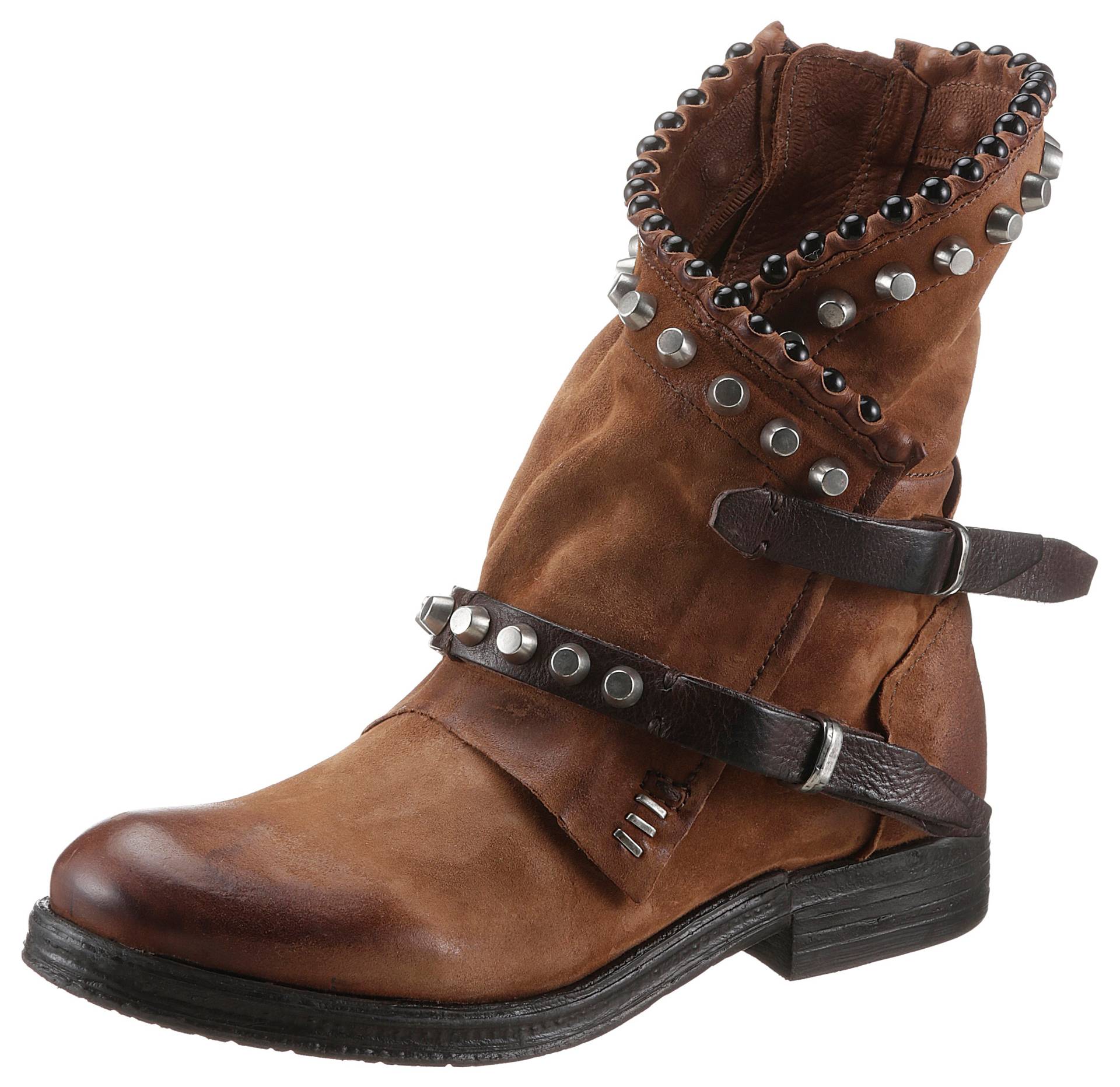 A.S.98 Bikerboots »VERTI«, im angesagten Used Look von A.S.98