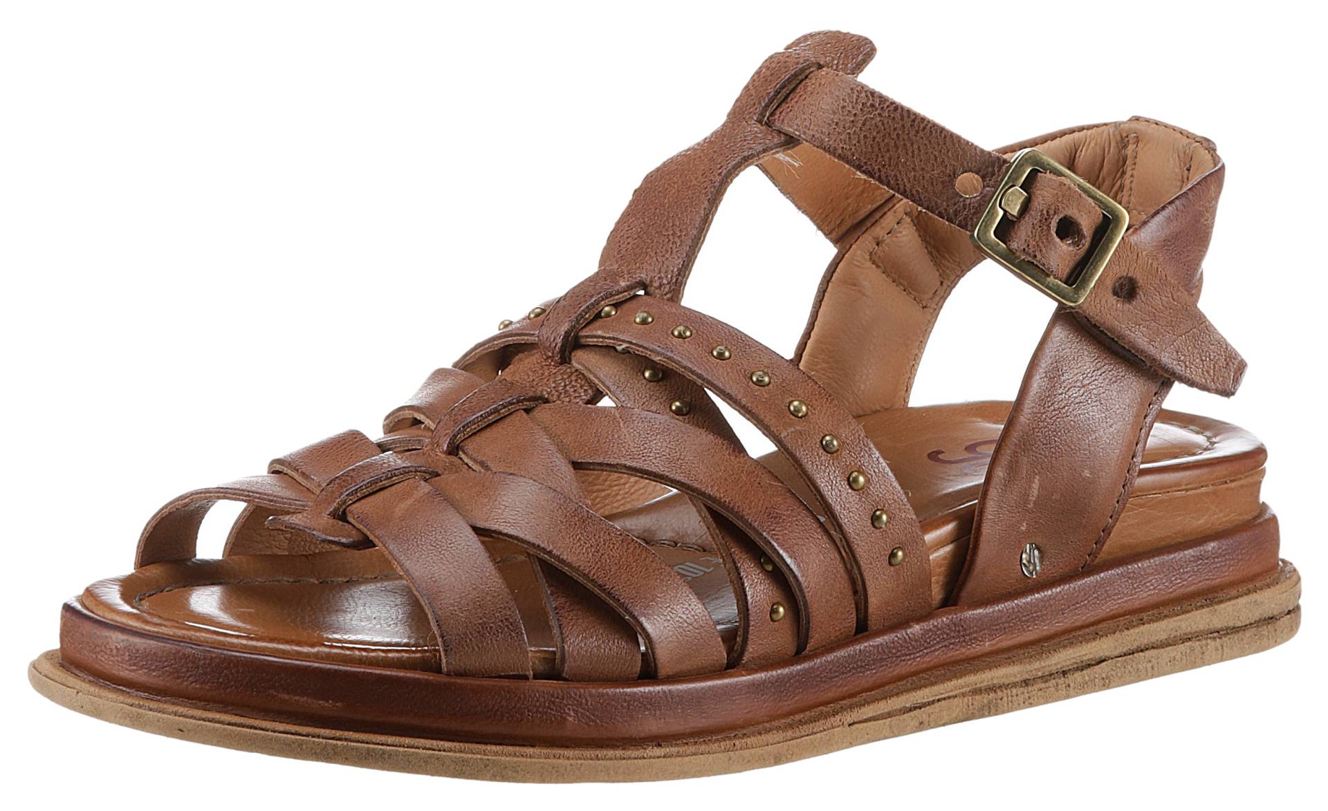 A.S.98 Riemchensandale »OTTONE«, Keilabsatz, Sommerschuh, Sandalette im Gladiatoren Look von A.S.98