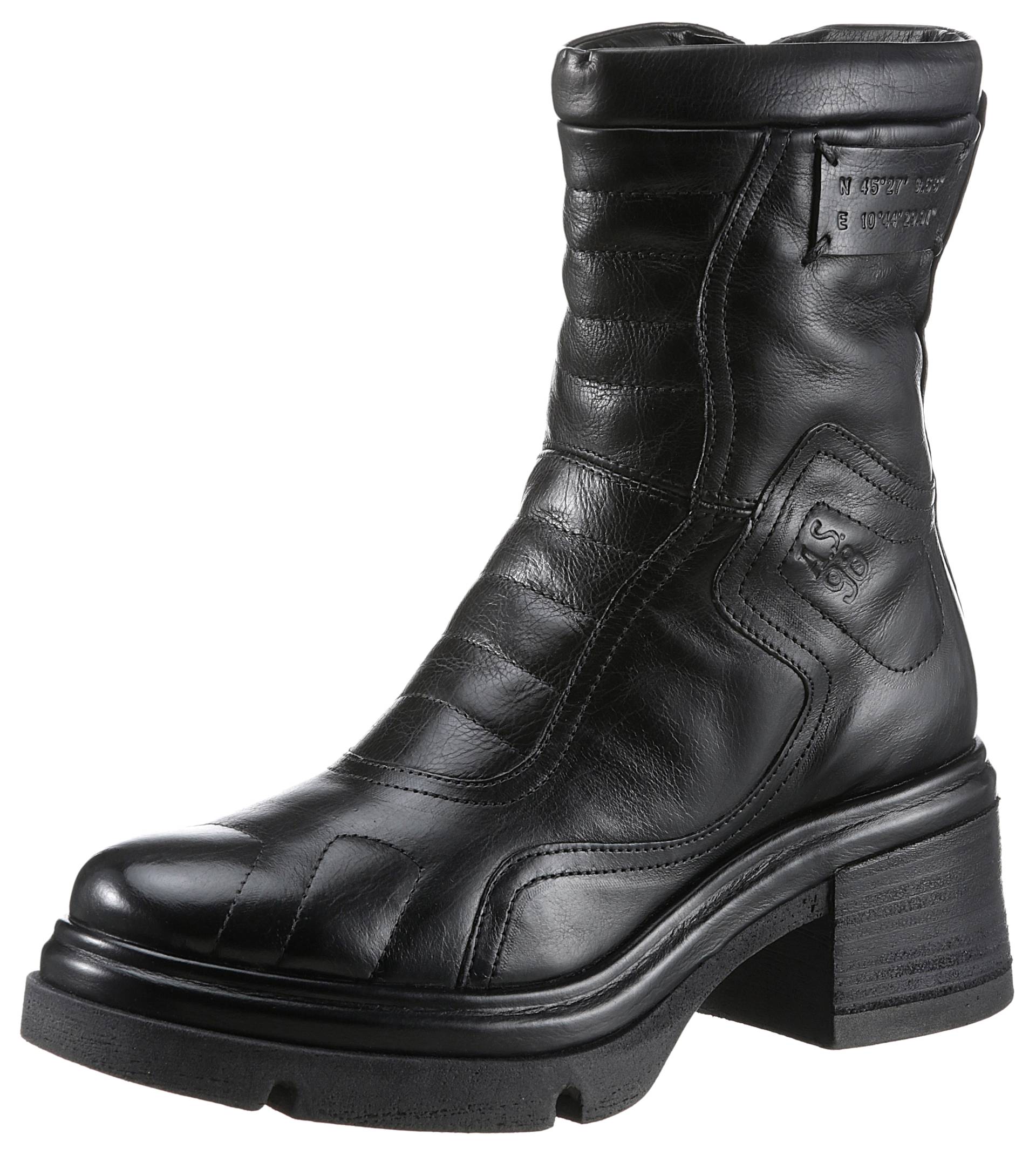 A.S.98 Stiefelette »EASY«, im coolen Biker Look von A.S.98