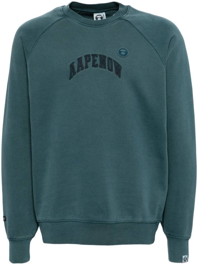 AAPE BY *A BATHING APE® AAPENOW crew-neck sweatshirt - Green von AAPE BY *A BATHING APE®