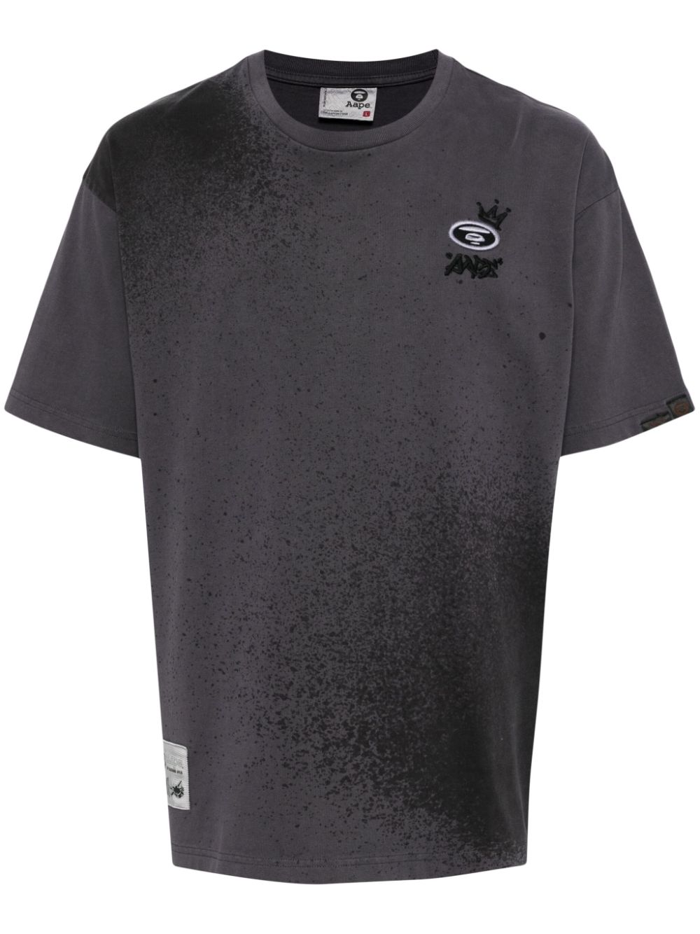 AAPE BY *A BATHING APE® Fancy cotton T-shirt - Grey von AAPE BY *A BATHING APE®