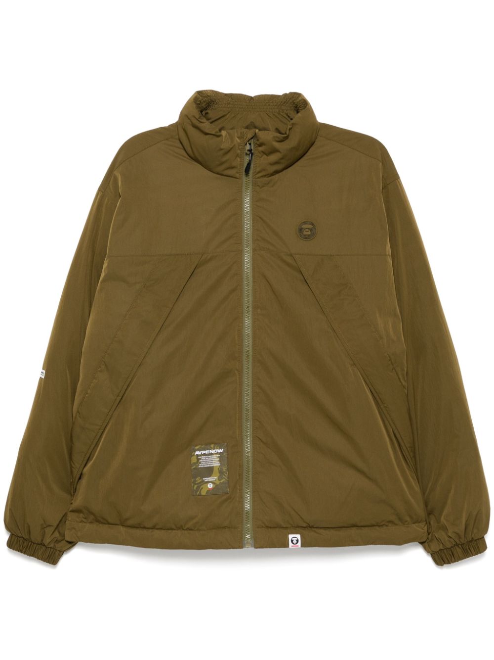 AAPE BY *A BATHING APE® Moonface logo padded jacket - Green von AAPE BY *A BATHING APE®