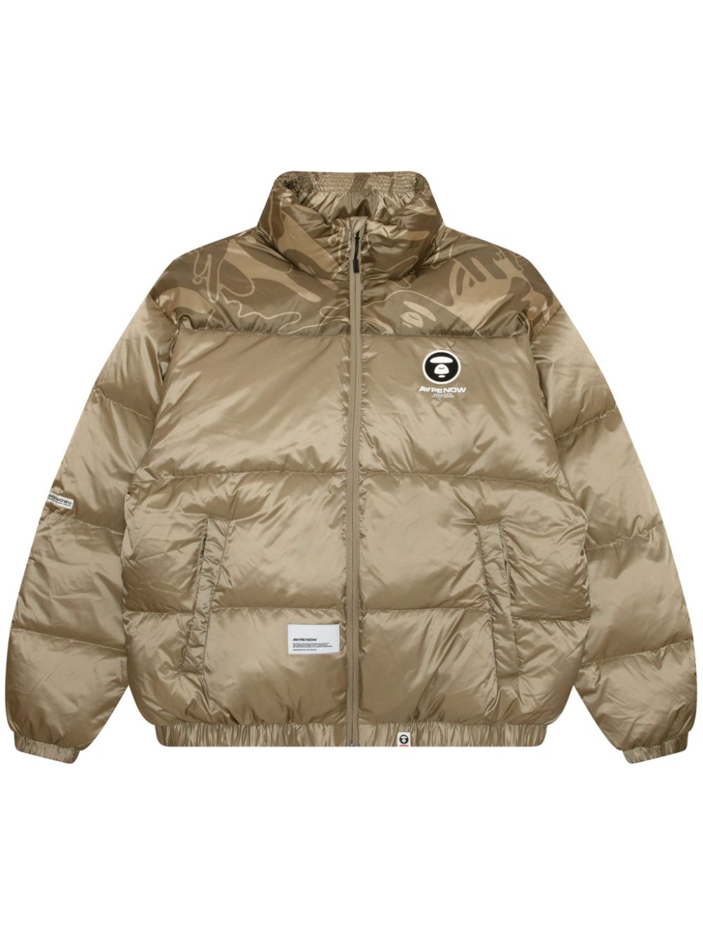 AAPE BY *A BATHING APE® Moonfasce down jacket - Neutrals von AAPE BY *A BATHING APE®