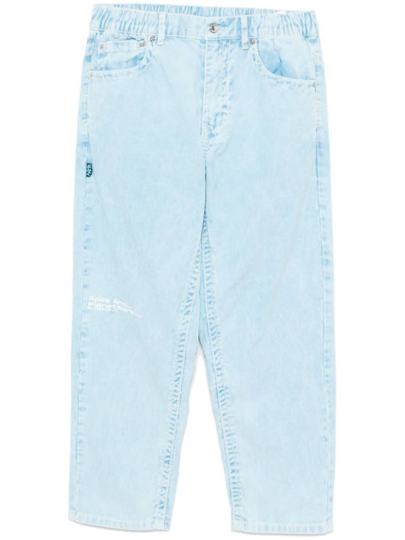 AAPE BY *A BATHING APE® corduroy trouser - Blue von AAPE BY *A BATHING APE®