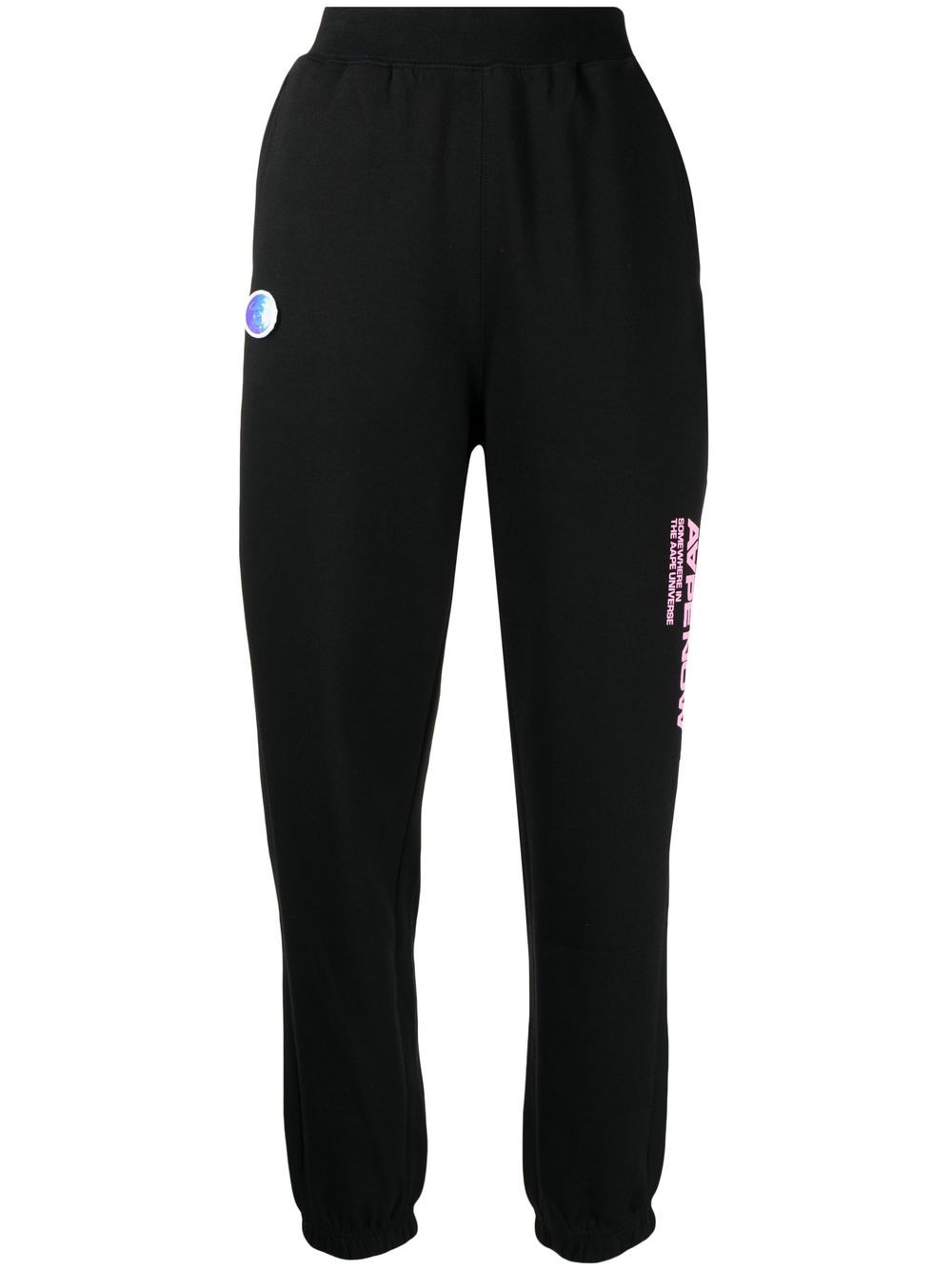 AAPE BY *A BATHING APE® embroidered-logo track pants - Black von AAPE BY *A BATHING APE®