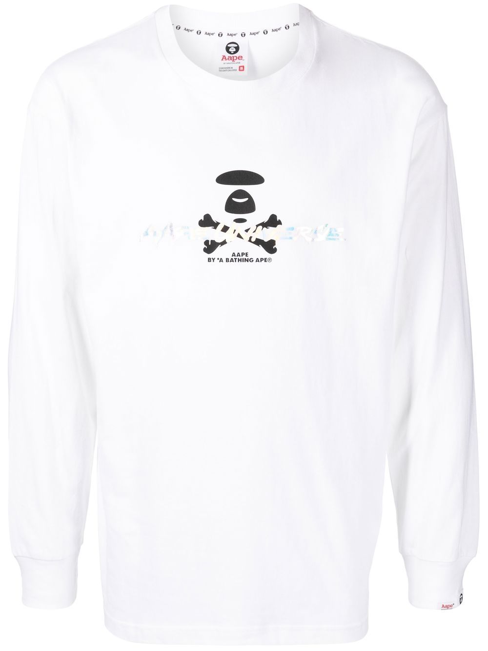 AAPE BY *A BATHING APE® graphic logo-print T-shirt - White von AAPE BY *A BATHING APE®