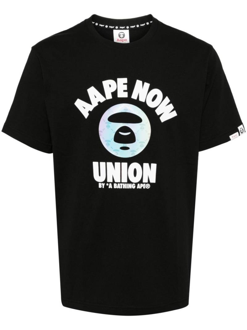 AAPE BY *A BATHING APE® graphic-print cotton T-shirt - Black von AAPE BY *A BATHING APE®