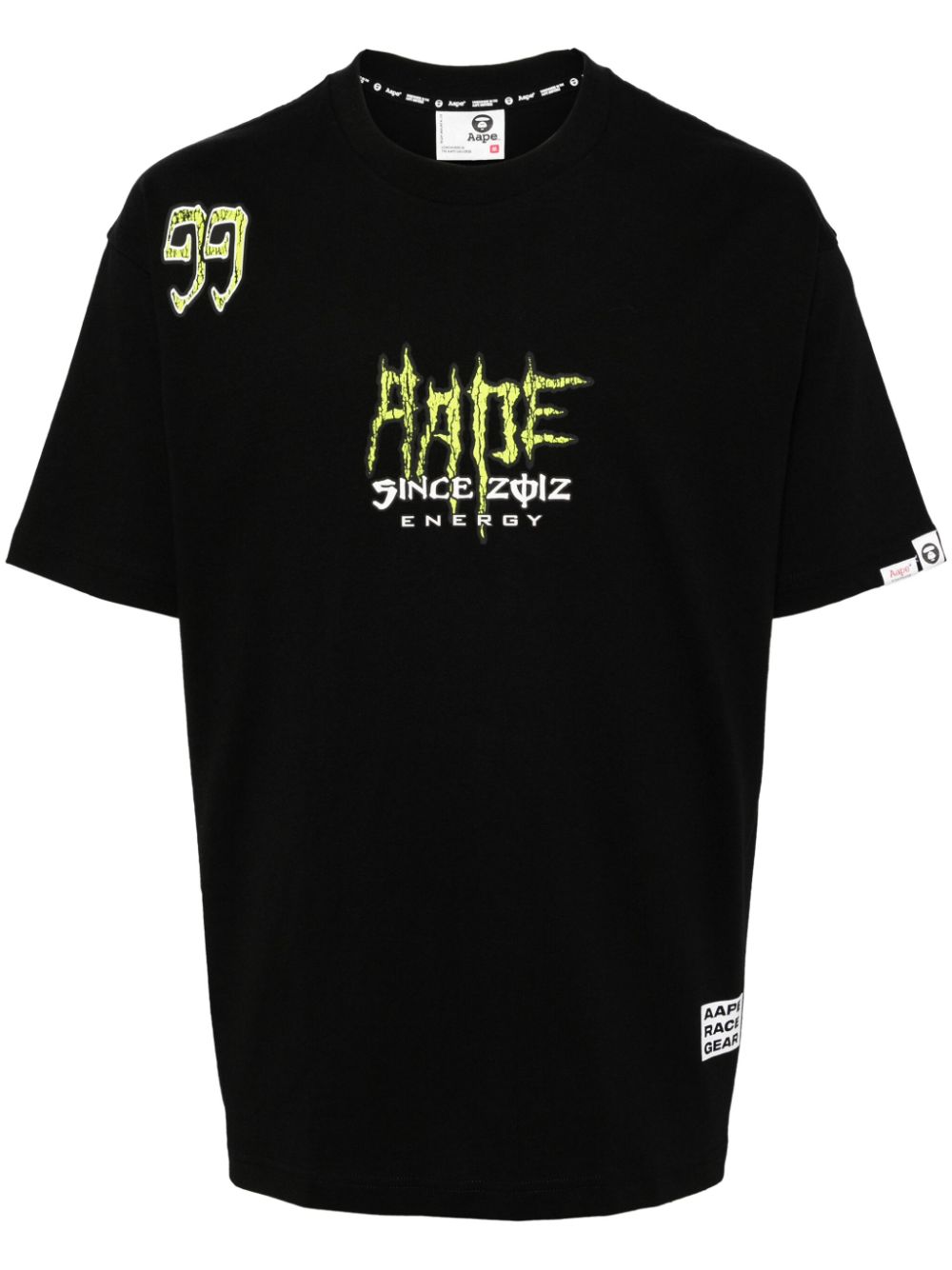 AAPE BY *A BATHING APE® graphic-print cotton T-shirt - Black von AAPE BY *A BATHING APE®