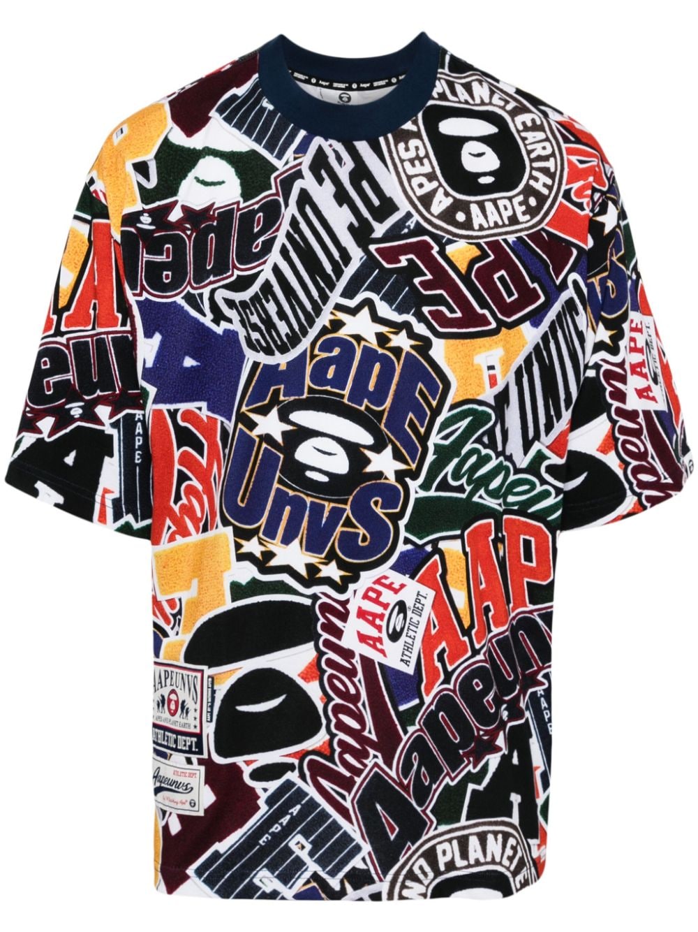 AAPE BY *A BATHING APE® graphic-print cotton T-shirt - Multicolour von AAPE BY *A BATHING APE®