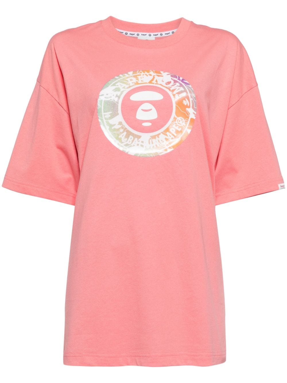 AAPE BY *A BATHING APE® graphic-print cotton T-shirt - Pink von AAPE BY *A BATHING APE®
