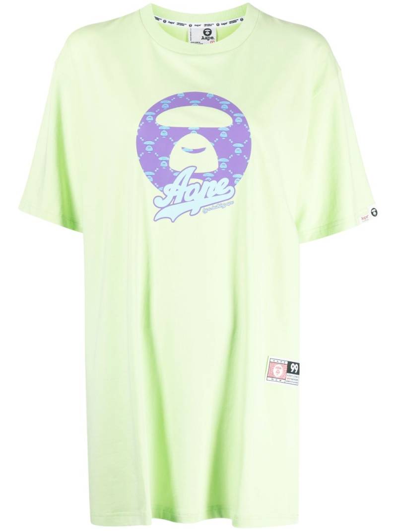 AAPE BY *A BATHING APE® graphic-print jersey T-shirt - Green von AAPE BY *A BATHING APE®