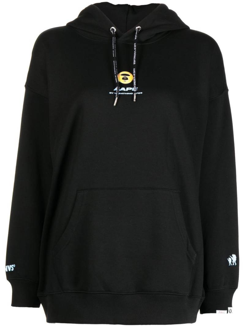 AAPE BY *A BATHING APE® graphic-print pullover hoodie - Black von AAPE BY *A BATHING APE®