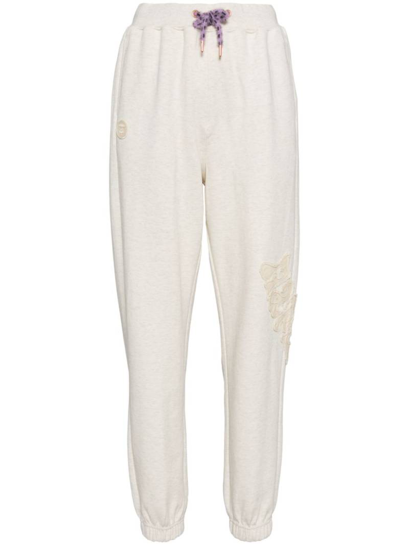 AAPE BY *A BATHING APE® logo-appliqué sweatpants - Neutrals von AAPE BY *A BATHING APE®