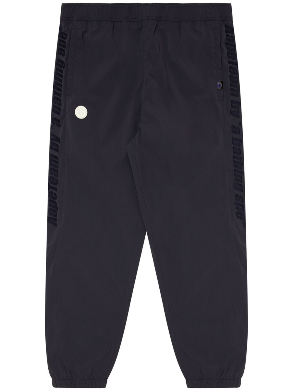 AAPE BY *A BATHING APE® logo-appliqué track pants - Grey von AAPE BY *A BATHING APE®