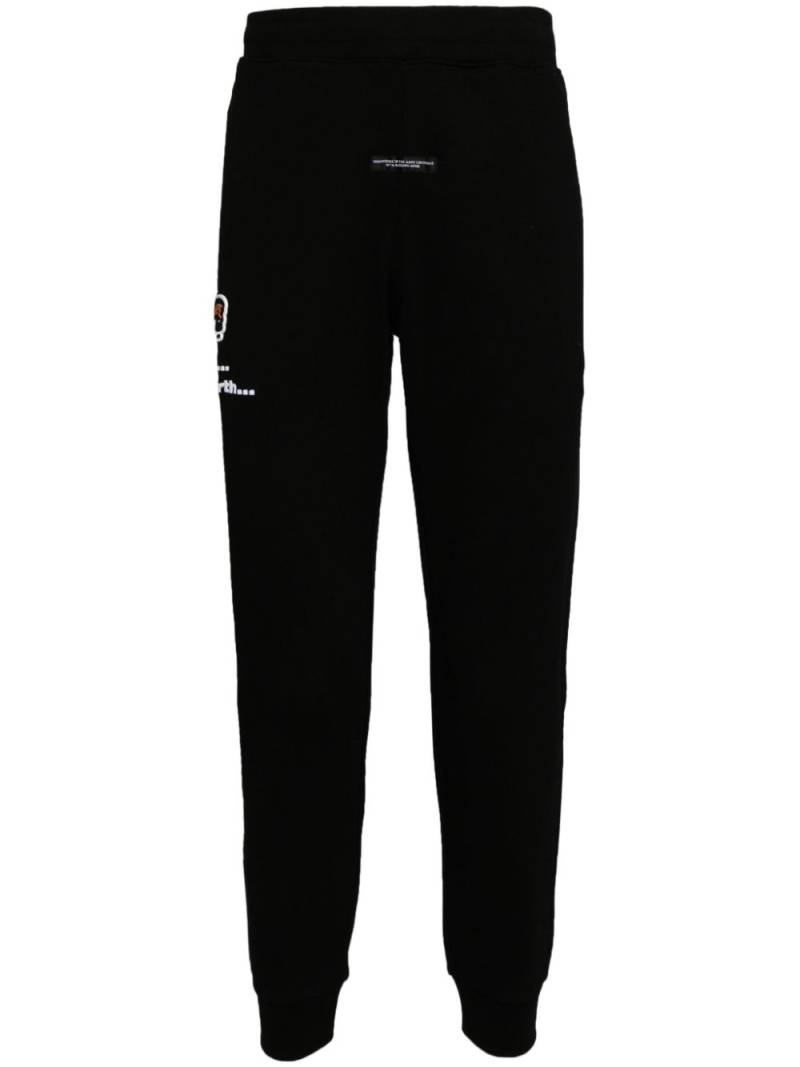 AAPE BY *A BATHING APE® logo-embroidered track pants - Black von AAPE BY *A BATHING APE®