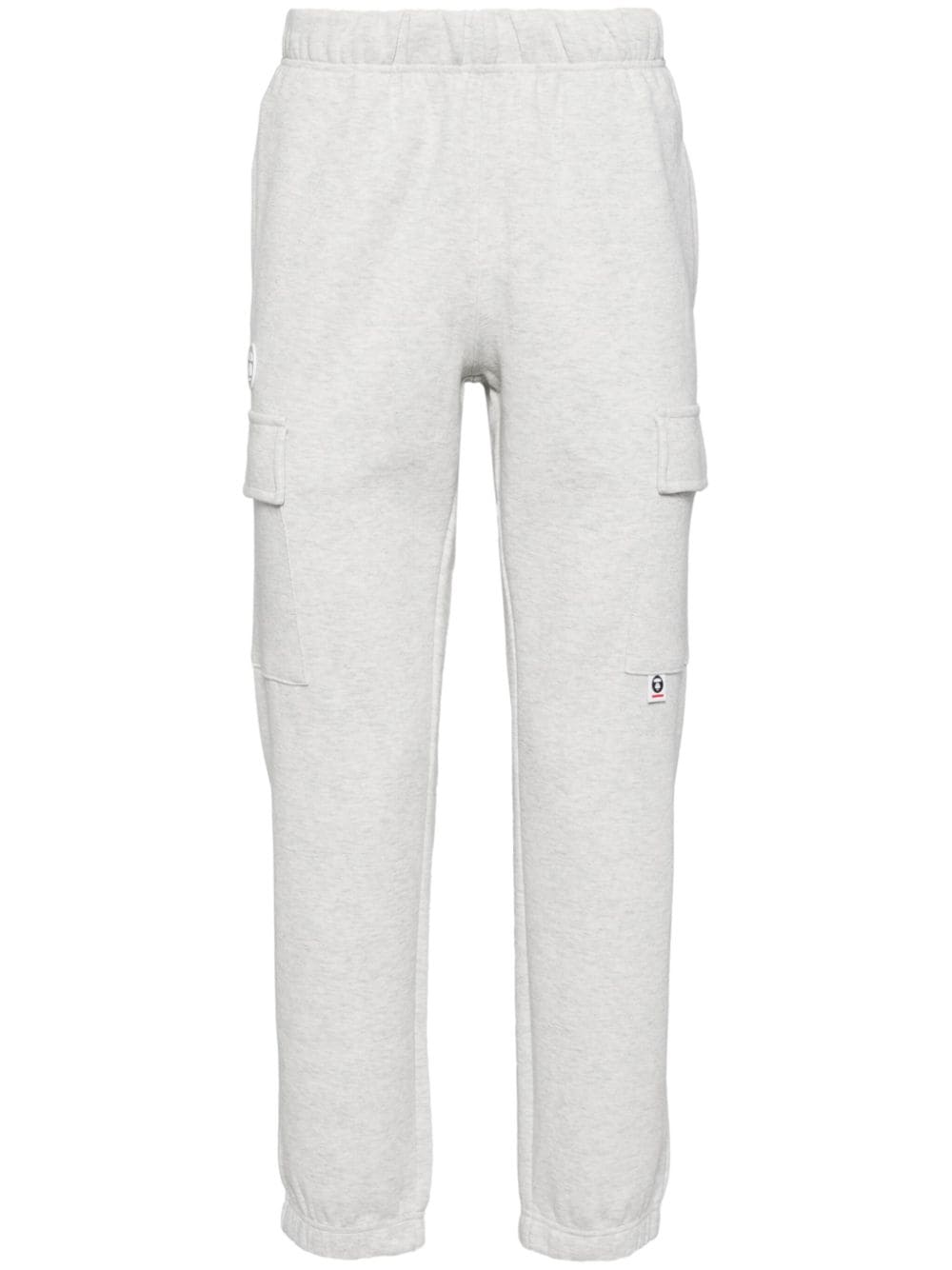 AAPE BY *A BATHING APE® logo-patch cargo track pants - Grey von AAPE BY *A BATHING APE®