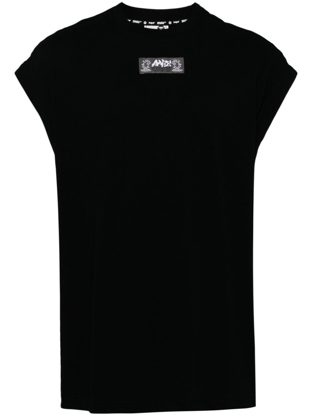 AAPE BY *A BATHING APE® logo-patch cotton tank top - Black von AAPE BY *A BATHING APE®