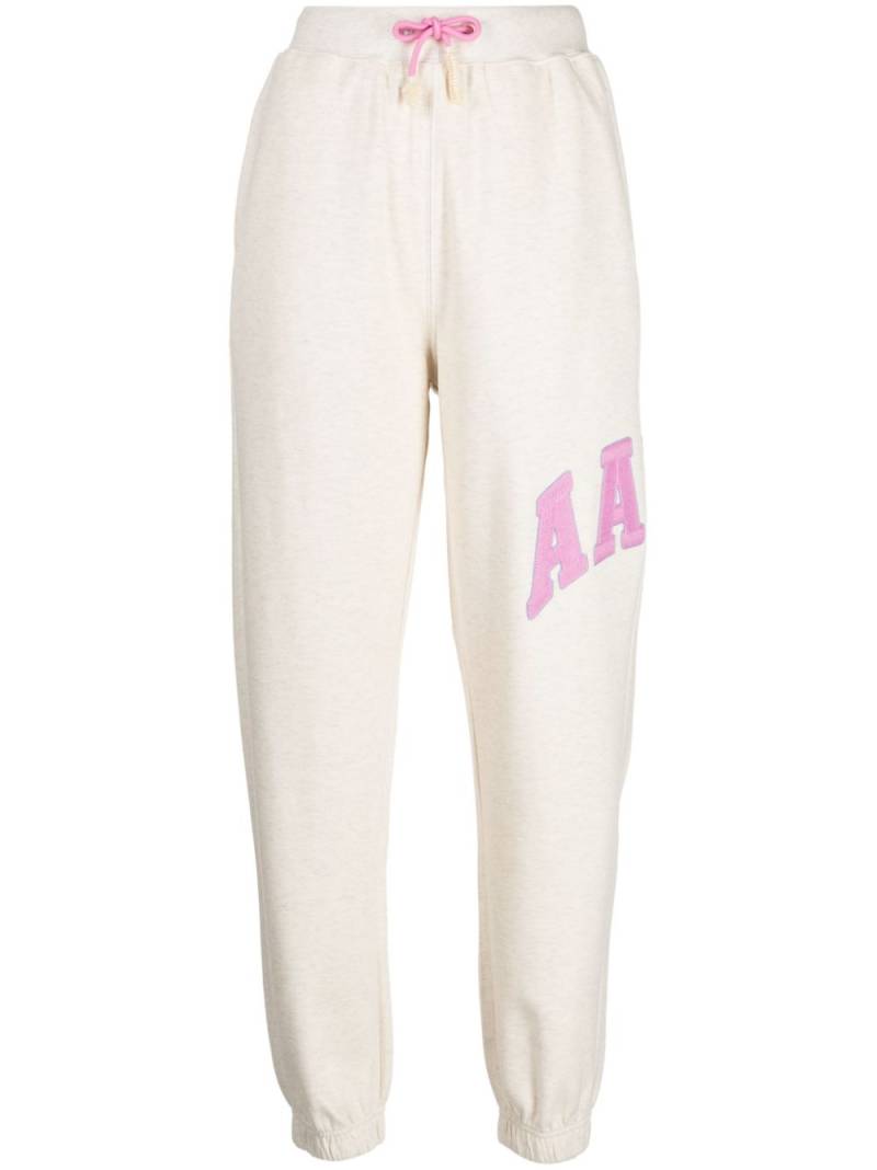 AAPE BY *A BATHING APE® logo-patch drawstring track pants - White von AAPE BY *A BATHING APE®