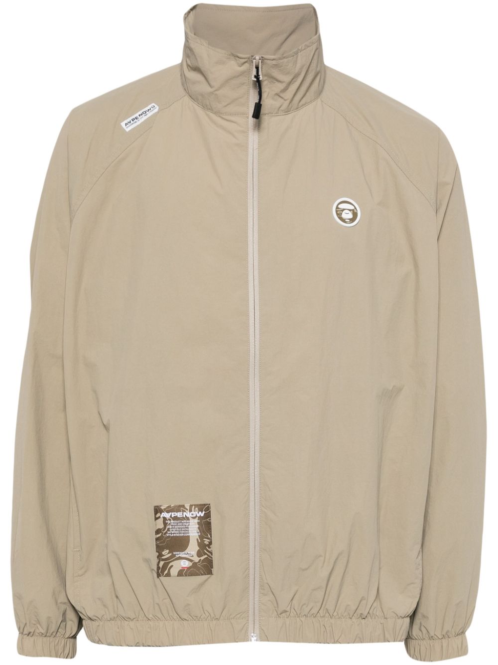 AAPE BY *A BATHING APE® logo-patch jacket - Brown von AAPE BY *A BATHING APE®