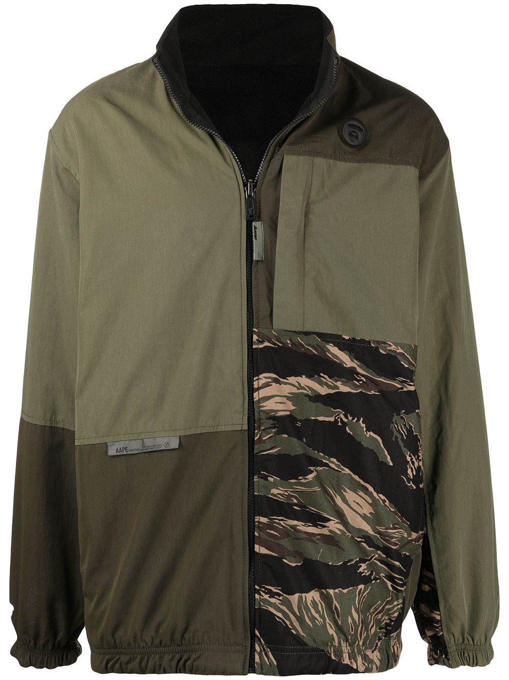 AAPE BY *A BATHING APE® camouflage-print bomber jacket - Green von AAPE BY *A BATHING APE®