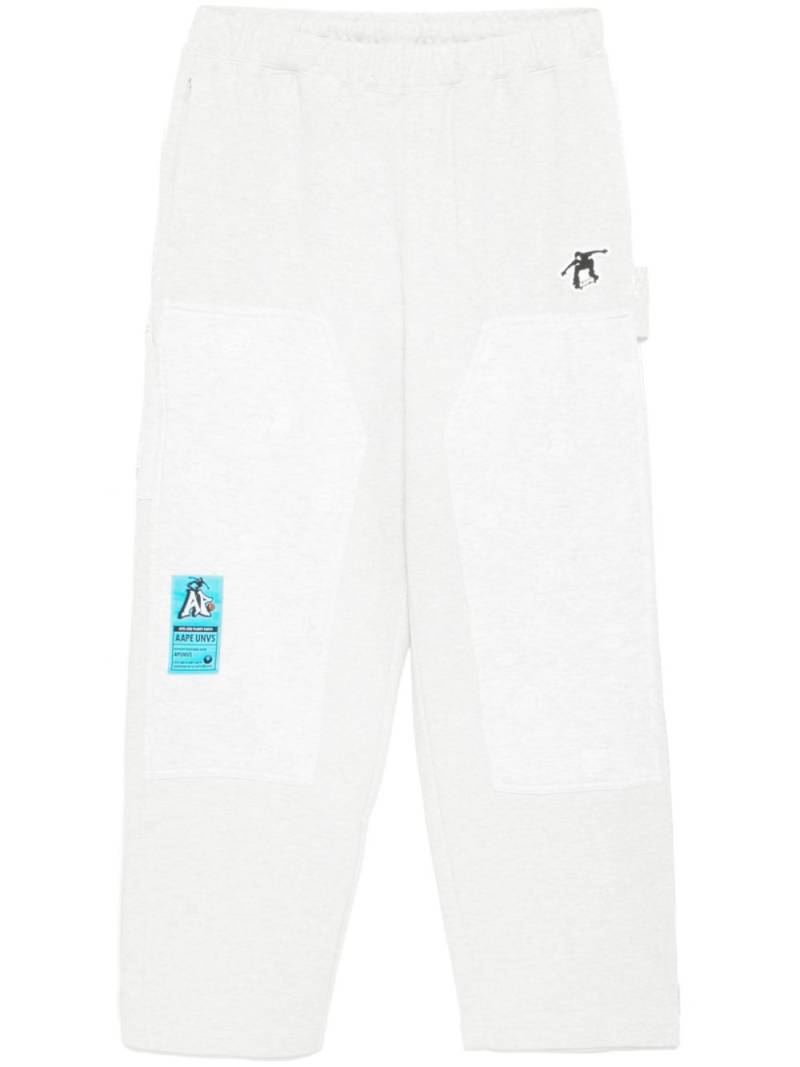 AAPE BY *A BATHING APE® logo-patch track pants - Grey von AAPE BY *A BATHING APE®