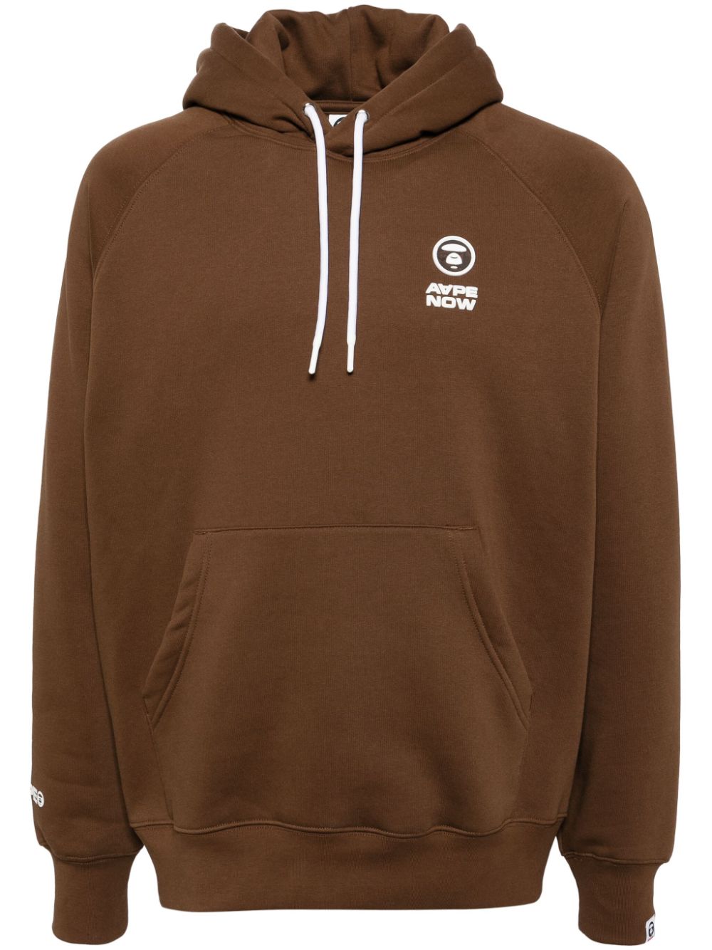 AAPE BY *A BATHING APE® logo-patched hoodie - Brown von AAPE BY *A BATHING APE®