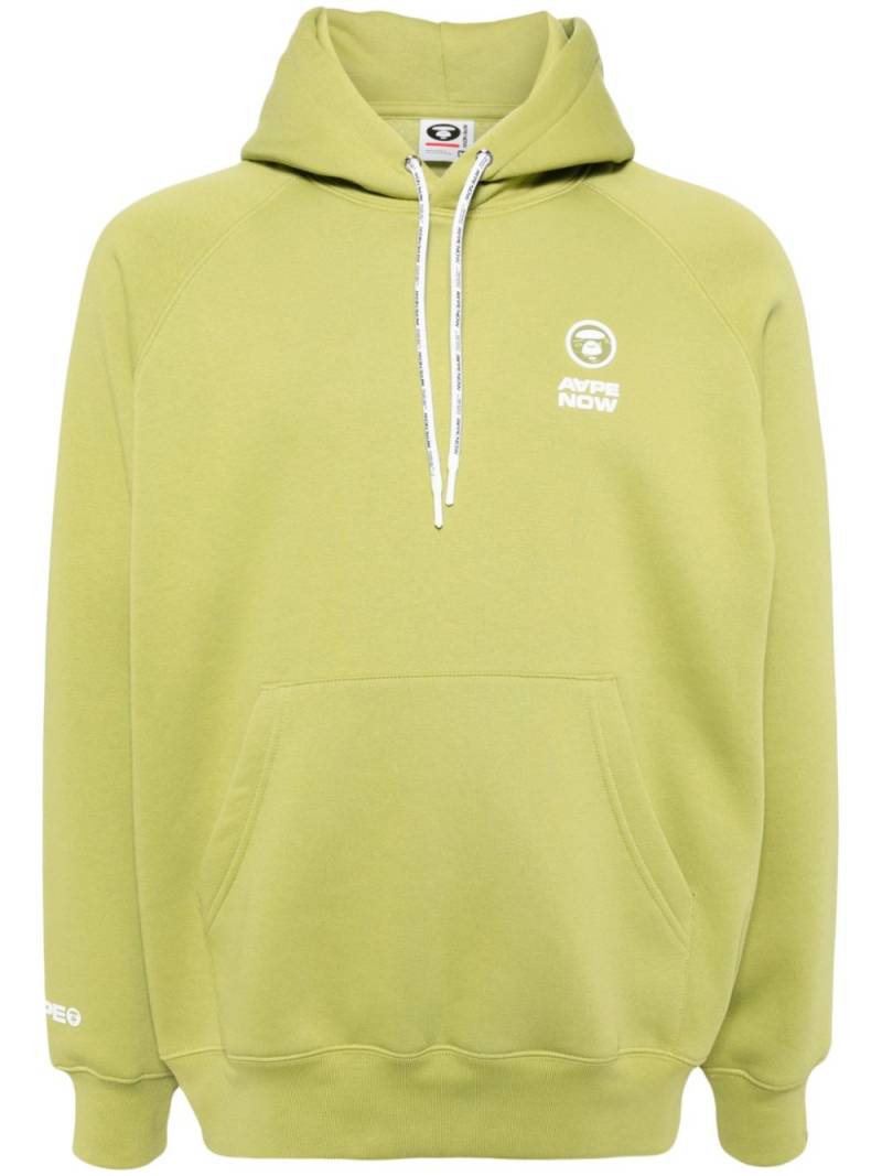 AAPE BY *A BATHING APE® logo-patched hoodie - Green von AAPE BY *A BATHING APE®