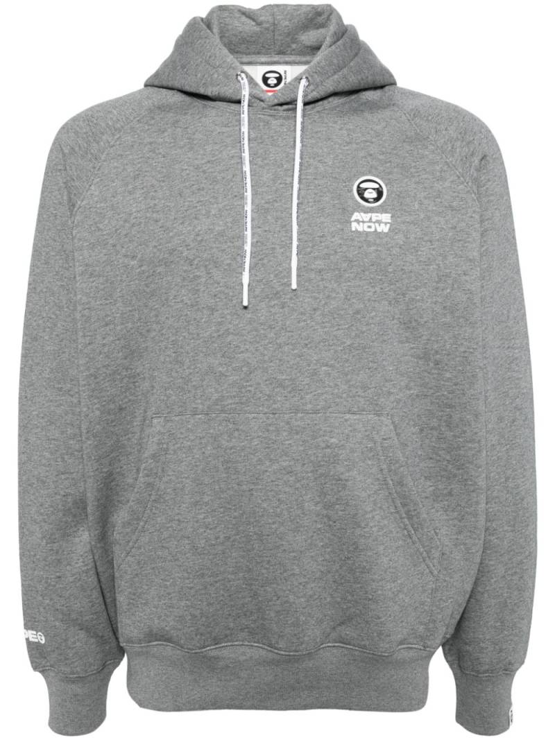 AAPE BY *A BATHING APE® logo-patched hoodie - Grey von AAPE BY *A BATHING APE®