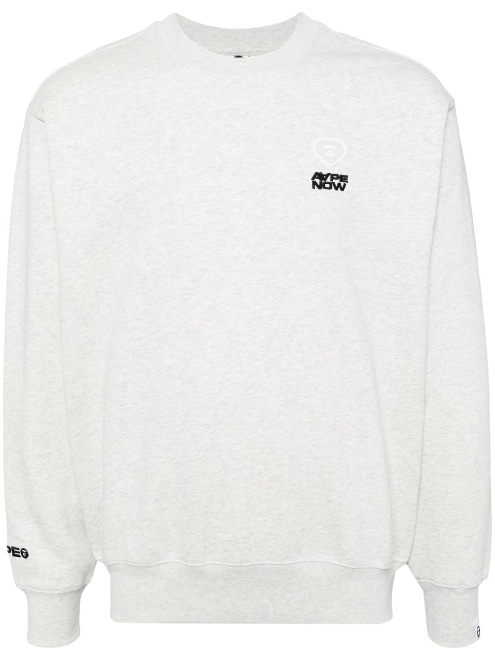 AAPE BY *A BATHING APE® logo-patched sweatshirt - Grey von AAPE BY *A BATHING APE®