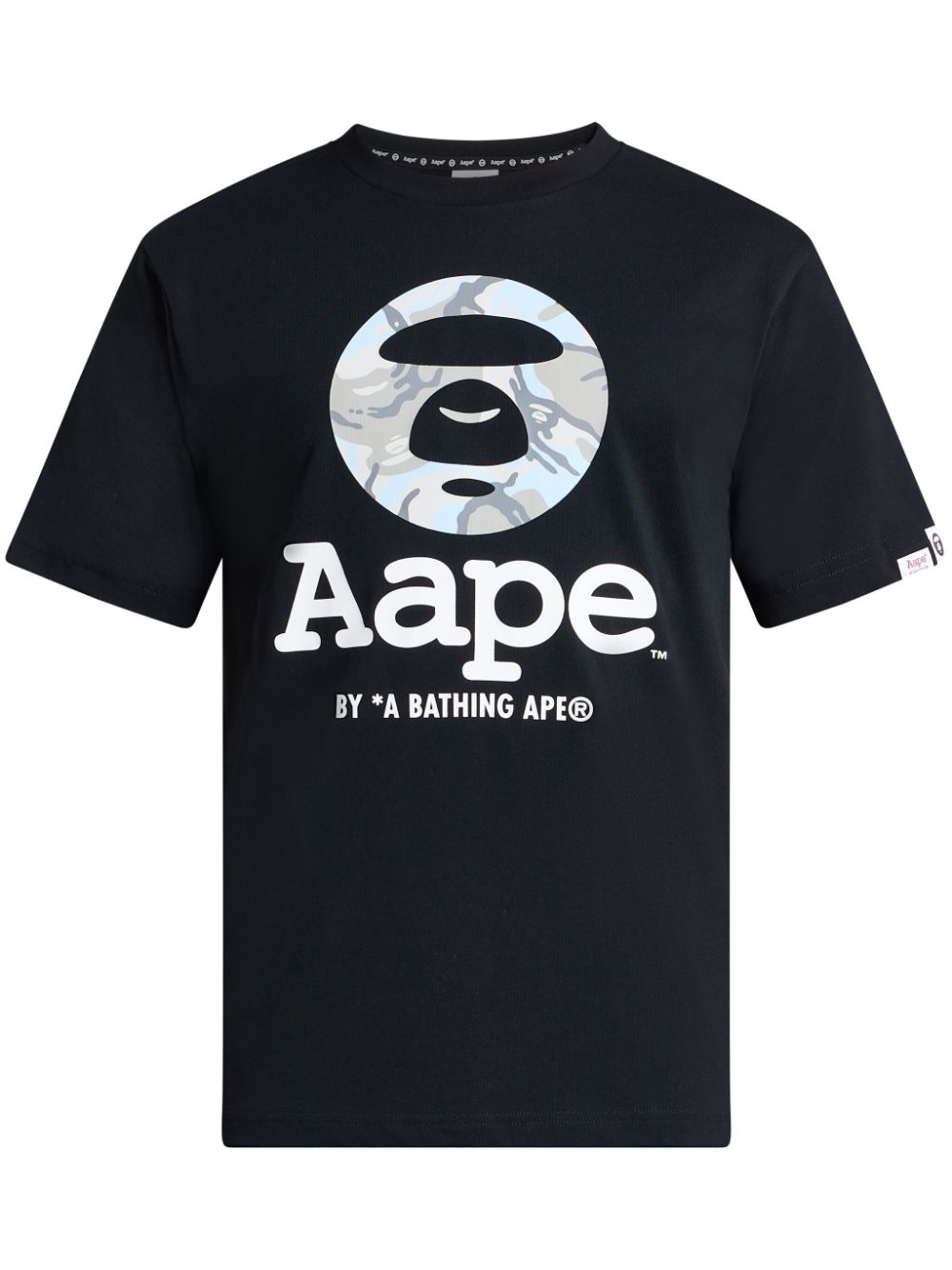 AAPE BY *A BATHING APE® logo-print T-shirt - Black von AAPE BY *A BATHING APE®