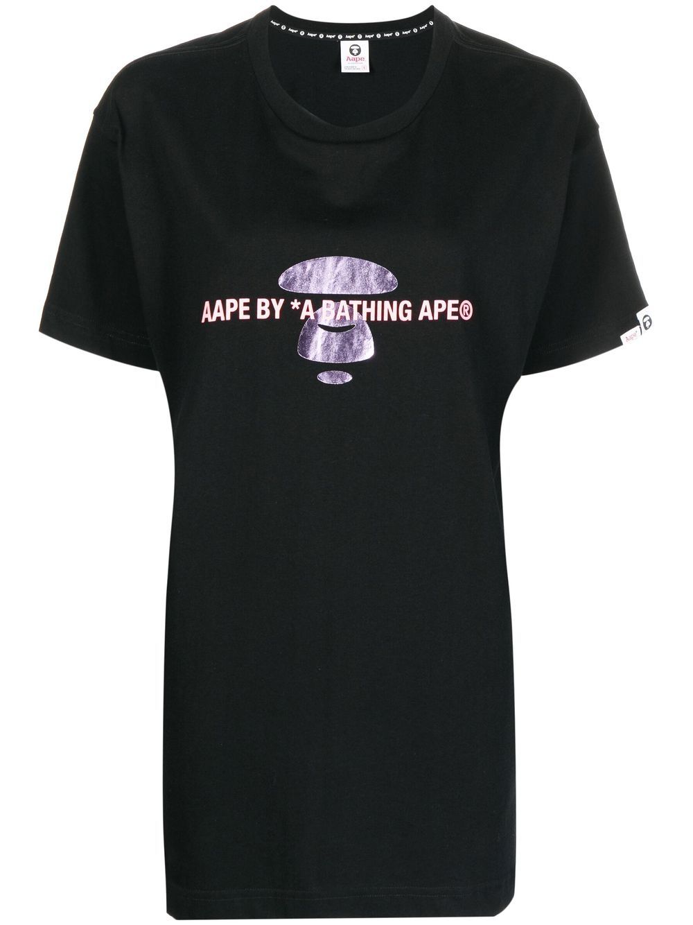 AAPE BY *A BATHING APE® logo print T-shirt - Black von AAPE BY *A BATHING APE®