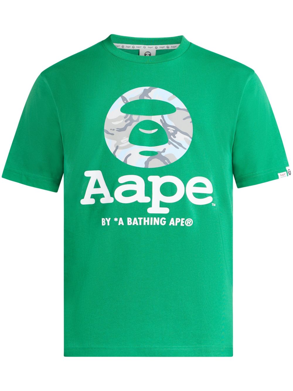 AAPE BY *A BATHING APE® logo-print T-shirt - Green von AAPE BY *A BATHING APE®