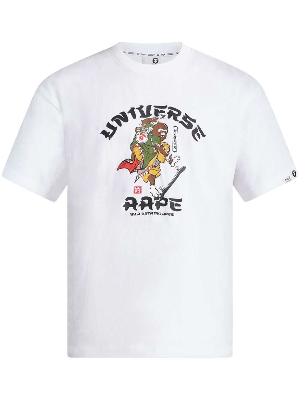 AAPE BY *A BATHING APE® logo-print T-shirt - White von AAPE BY *A BATHING APE®