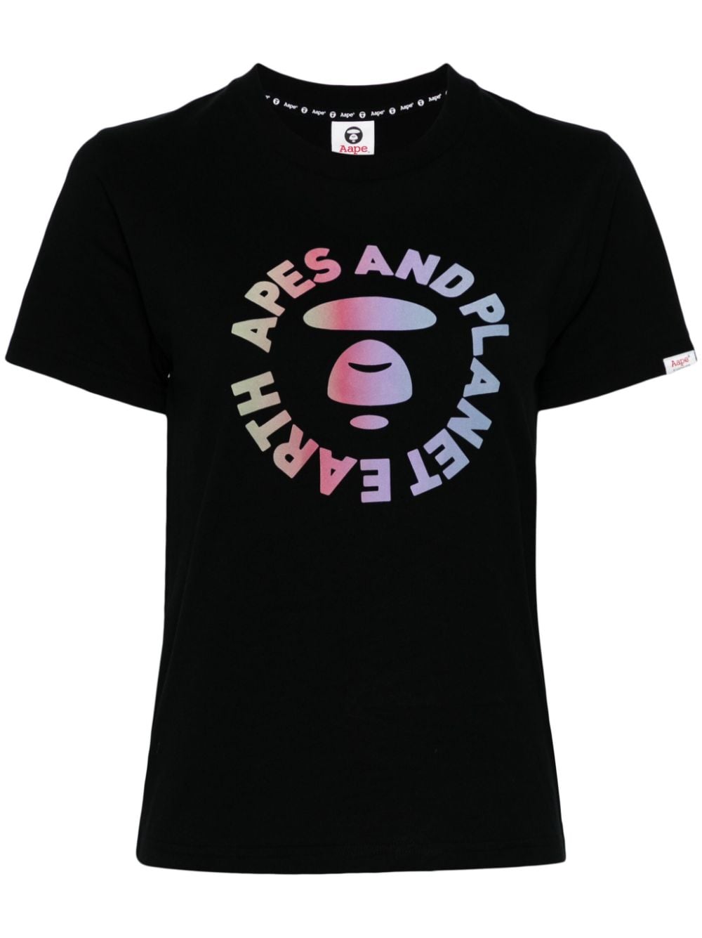 AAPE BY *A BATHING APE® logo-print cotton T-shirt - Black von AAPE BY *A BATHING APE®