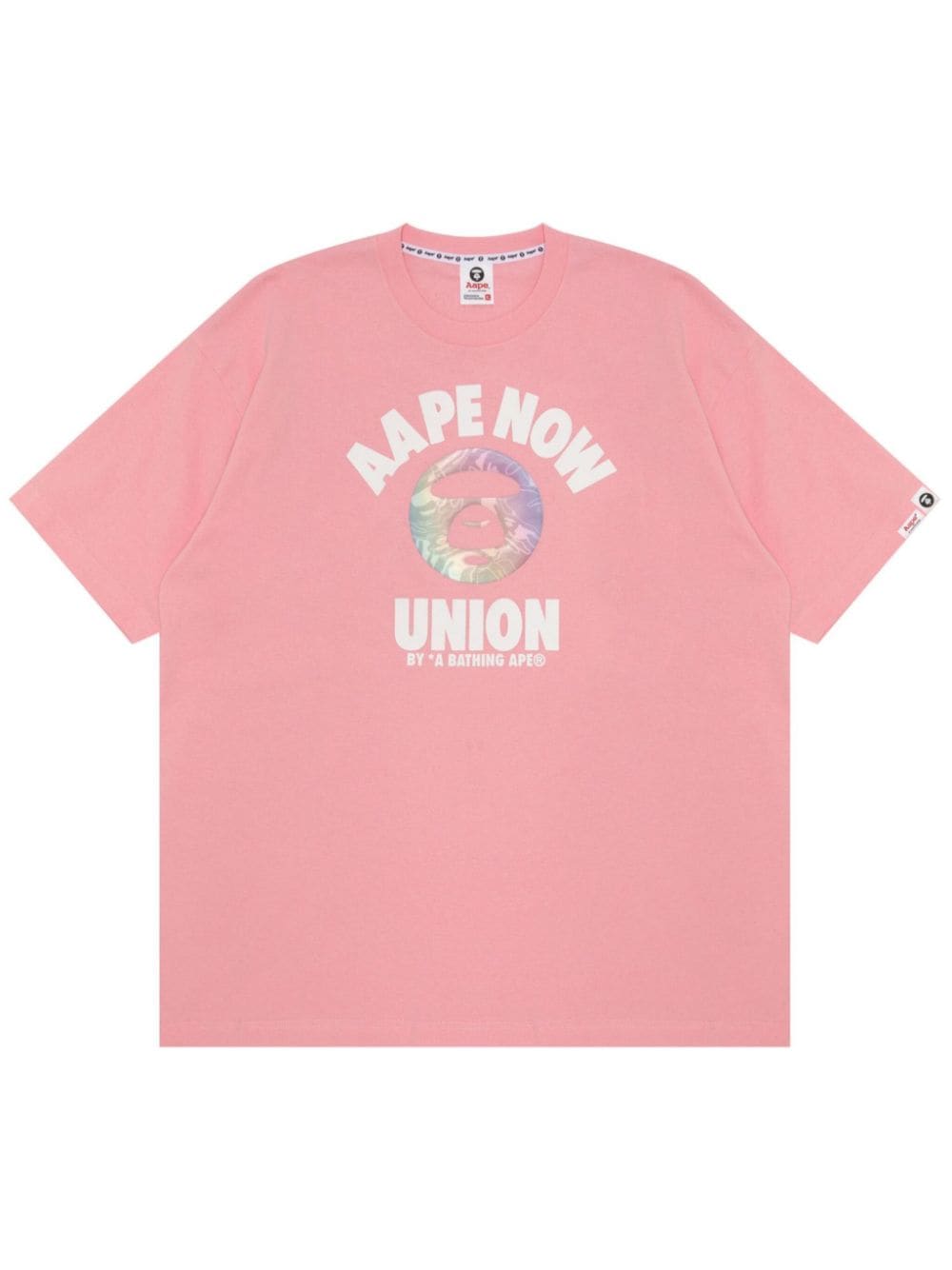 AAPE BY *A BATHING APE® logo-print cotton T-shirt - Pink von AAPE BY *A BATHING APE®